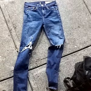 Rag and bone blue jeans size 26